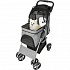Wózek dla psów BUGGY, szybkozłożeniowy, 47 x 100 x 80 cm, nośność do 15 kg, szary
