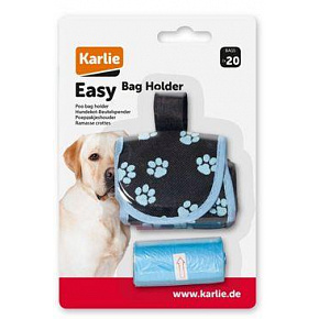 Etui nylonowe czarno-niebieskie + woreczki 2x20 szt. KAR