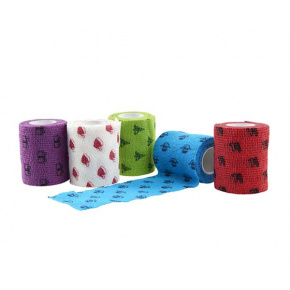 Bandaż KRUUSE Fun-Flex Christmas 10 cm x 4,5 m, 10 szt.