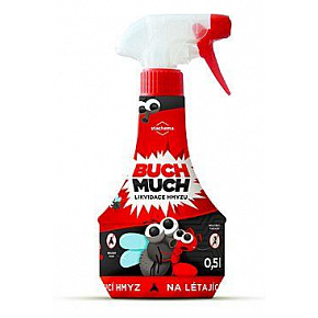 Repelent Buch Much przeciwko owadom latającym spray 500ml