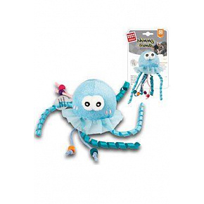 Zabawka dla kota GiGwi Shining Friends Meduza LED+catnip