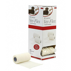 Bandaż KRUUSE Vet-Flex 10 cm x 4,5 m, 10 szt.