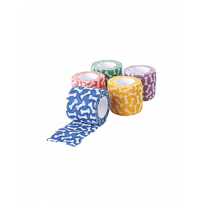 Bandaż KRUUSE Fun-Flex Bones 7,5 cm x 4,5 m, 10 szt.
