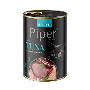 NEW PIPER CAT konserwa dla wysterylizowanych kotów, z tuńczykiem, 400g