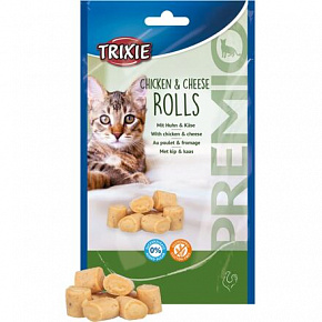 PREMIO Chicken & Cheese Rolls - rolki z kurczakiem i serem, 50 g