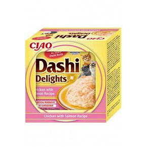 Churu Cat Dashi Delights Kurczak z Łososiem 70g