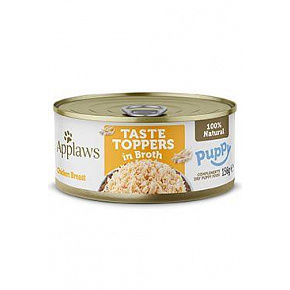 Applaws Dog konserwa. Toppers Puppy Broth pierś z kurczaka 156g