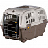 Transporter SKUDO 1, XS, 30x32x49 cm, ciemnoszary/piaskowy (max. 12kg)