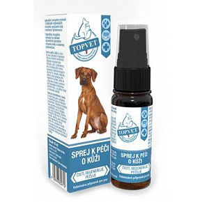 Spray do pielęgnacji skóry dla psów TOPVET 10ml