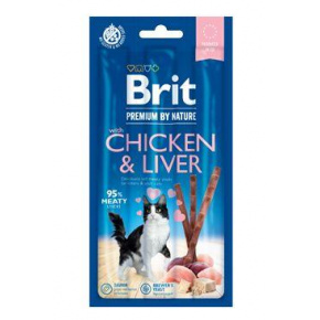 Brit Premium Cat by Nature Sticks Chicken&Liver(3 szt.)