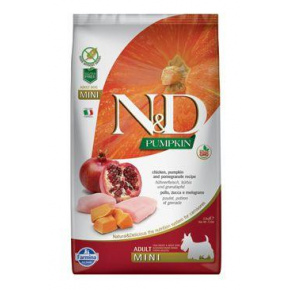 N&D Pumpkin DOG Adult Mini Kurczak&Granat 7kg