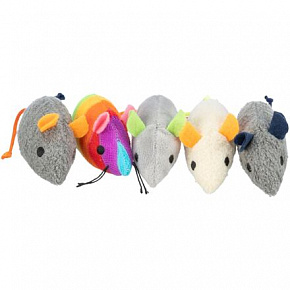 Pluszowa myszka z kocimiętką, 7 cm, różne kolory Pluszowa myszka z kocimiętką, 7 cm, różne kolory