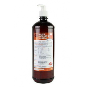 Olej z łososia 100% pies ZEUS 1000ml