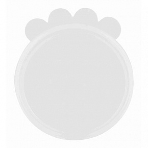 Pokrywka na puszki, silikonowa mała 7,6 cm/2 sztuki przezroczysta