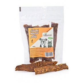 NATURECA przysmak Mięsne płaty Kaczka, 100% mięsa 100g NATURECA przysmak Mięsne płaty Kaczka, 100% mięsa 100g