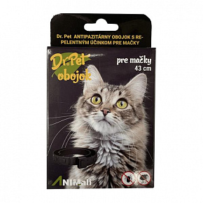 Obroża Dr.Obroża przeciwpasożytnicza dla kotów 43 cm BIAŁA z działaniem odstraszającym (obroża odstraszająca kleszcze i pchły dla kotów) Obroża Dr.Obroża przeciwpasożytnicza dla kotów 43 cm BIAŁA z działaniem odstraszającym (obroża odstraszająca kleszcze i pchły dla kotów)