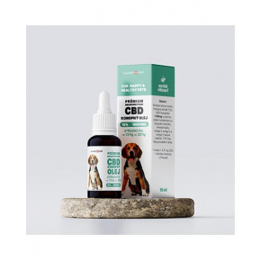 Olej konopny CBD 10% 10 ml (270 kropli) dla średnich psów od 12 kg do 22 kg