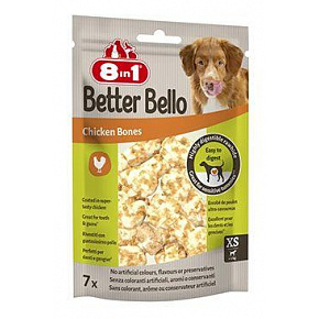 Przysmak 8in1 Better Bello Chicken Bones XS 84g/7szt