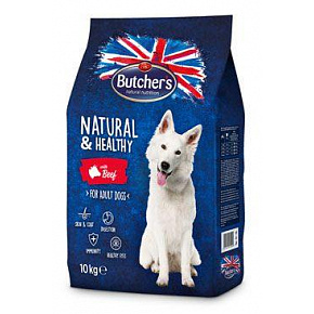 Butcher's Dog Natural&Healthy Dry z wołowiną 10kg