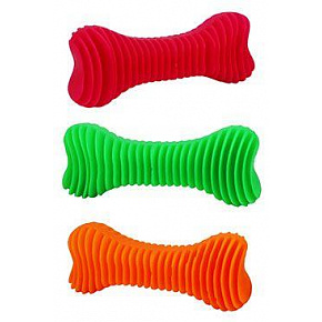 Zabawka dla psa Kość Dentystyczna żebrowana pływająca 16cm SP