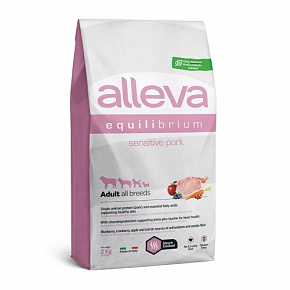 Alleva SP EQUILIBRIUM dog adult sensitive medium & maxi pork 12 kg + DOSTAWA GRATIS