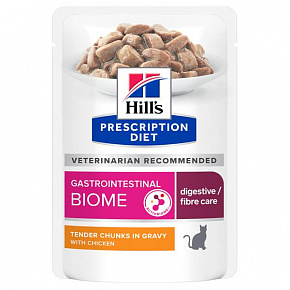 HILLS PD Fe i/d GASTROINTESTINAL BIOME Chicken Kapsička 12 x 85 g