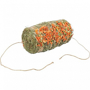Natur Snack - wiszący wałek z siana z groszkiem i marchewką, 250g