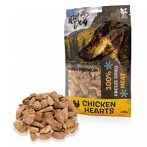 KIDDOG SUPER PREMIUM 100% serca kurczaka liofilizowane 50 g