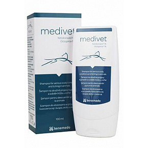 Medivet szampon przeciwłupieżowy.i swędzenie skóry zwierząt 100ml