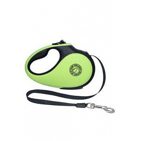 Smycz automatyczna 15kg/5m zielono/czarna Kiwi