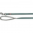 Smycz treningowa FUSION, gumowana, M-XL: 15 m/ 17 mm, grafit/ocean