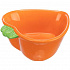 Ceramiczna miska MARCHEWKA (świnka morska, królik), 180 ml/ 12 x 11 cm, pomarańczowa