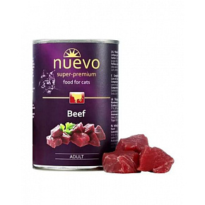 NUEVO cat Adult Beef bal. 6 x 400 g puszka