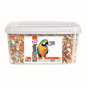 LOLO Foody kompl.karma dla dużych papug 3L/1,5kg wiaderko