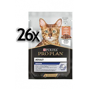 ProPlan Cat saszetka Indoor Adult Salmon 26x85g