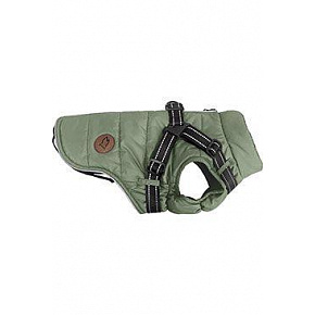 Kurtka zimowa dla psów ZIMOWA Z BOCZ. khaki 40 cm Zolux
