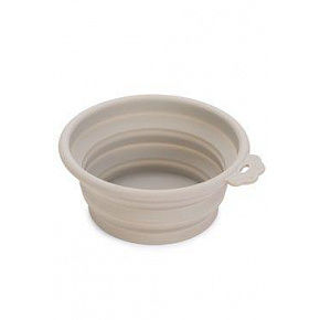 Silikonowa miska podróżna biała 250ml KAR