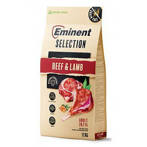 Eminent Dog Selection Adult Beef&Lamb 12kg