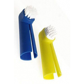 Szczoteczka do zębów na palec dla psa KAR 2 szt. Szczoteczka do zębów na palec dla psa KAR 2 szt.