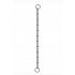 Obroża metalowa zaciskowa długie ogniwa 1-rzędowa 55cm
