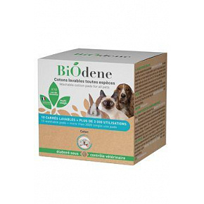 Francodex Biodene Tampony bawełniane wielokrotnego użytku 10 sztuk