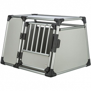 Klatka transportowa - aluminiowa rama, solidne panele 93 x 64 x 81 cm, nośność 40 kg