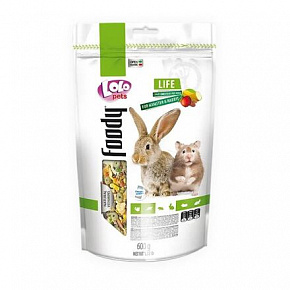 LOLO Foody owocowa karma dla królików i chomików 600g Doypack