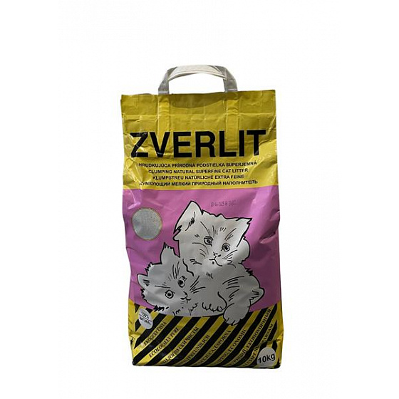 ZVERLIT Ściółka różowa, super delikatna, kot 10kg