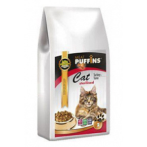 Puffins Cat Sterilised Turkey&Tuna 2kg Puffins Cat Sterilised Turkey&Tuna 2kg
