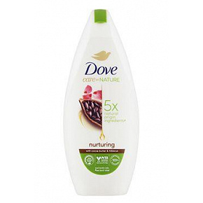 Żel pod prysznic Dove Nurturing Kakao+Kwiat Hibiskusa 225ml
