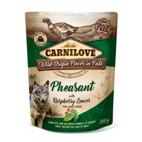 Carnilove Dog Pouch Pasztet Bażant & Malina 300g