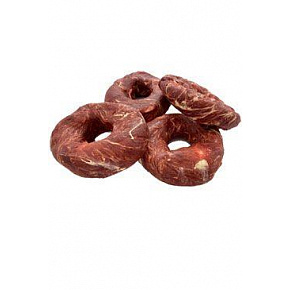 Przysmak Krążek wapniowy owinięty kaczką i dorszem 500g Przysmak Krążek wapniowy owinięty kaczką i dorszem 500g