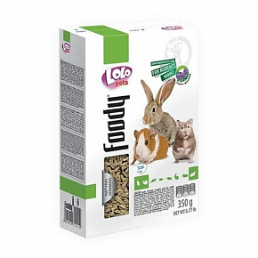 LOLO Foody granulowana lucerna dla gryzoni 350 g pudełko LOLO Foody granulowana lucerna dla gryzoni 350 g pudełko