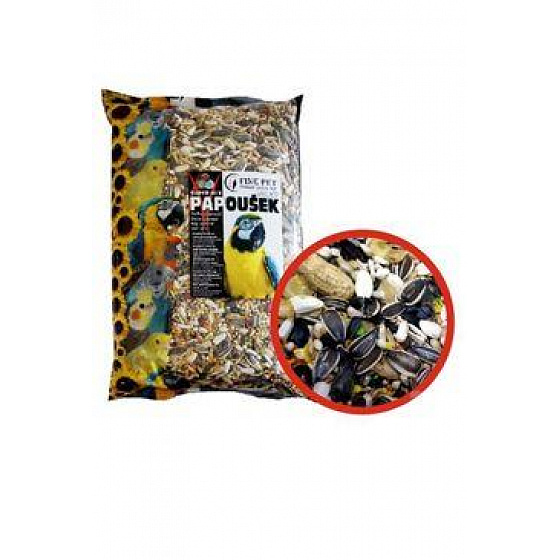 FINE PET Super Mix Duży Papuga 800g